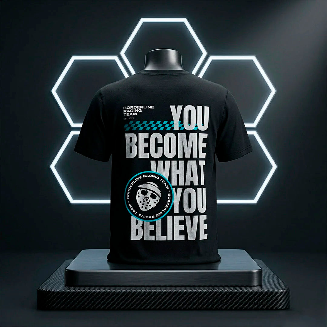 Remera You Become What You Believe